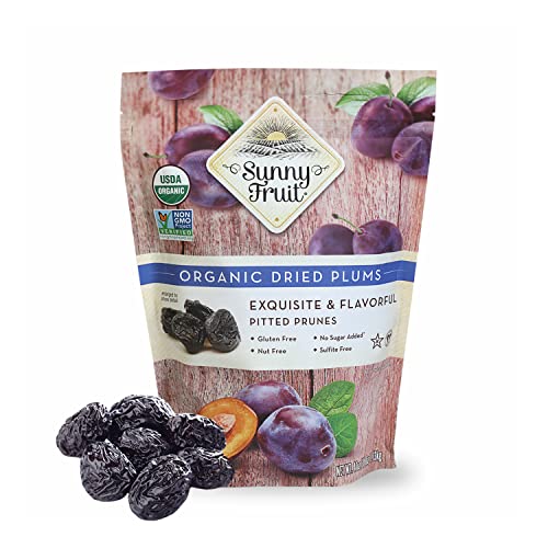 Sunny Fruit Organic Prunes, 40oz Bulk Bag