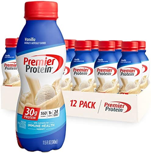 Premier Protein Shake, Vanilla, 11.5 fl oz, 12 Pack