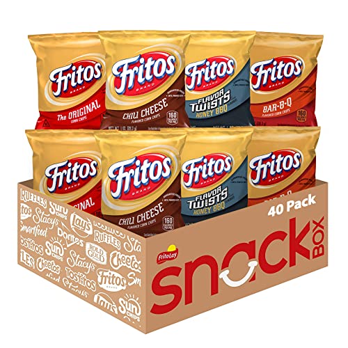 Fritos Corn Chips, Variety Pack, 1 oz, 40 Pack