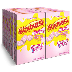 Starburst Singles To Go Powdered Drink Mix, 12 Boxes