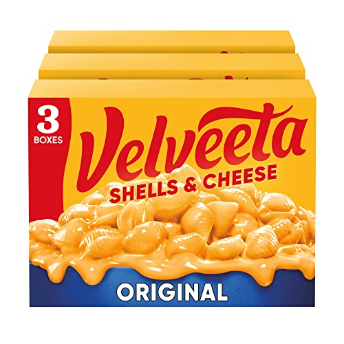 Velveeta Shells & Cheese Meal, 3 Pack, 12 oz Boxes