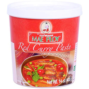 Mae Ploy Red Curry Paste, 14oz Tub