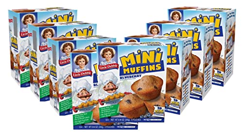 Little Debbie Blueberry Mini Muffins, 8 Boxes