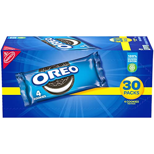 OREO Chocolate Sandwich Cookies, 30 Snack Packs