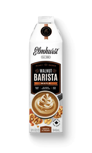 Elmhurst Maple Walnut Barista Milk, 32 oz, 6 Pack