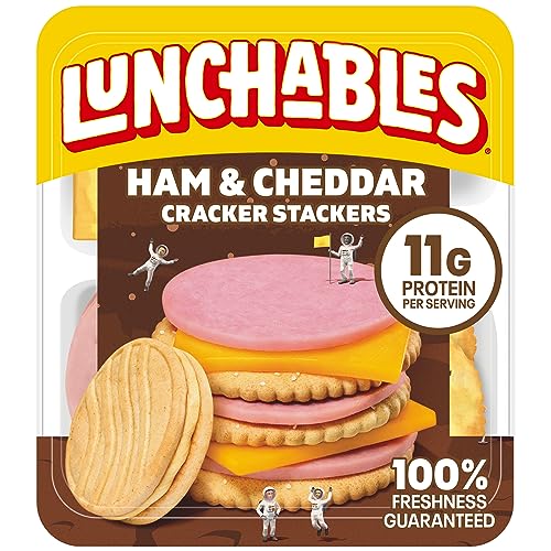 Lunchables Ham & Cheddar Cracker Stackers, 3.5 oz