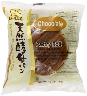 D-Plus Japanese Wheat Bread Cake, Chocolate, 2.82 oz