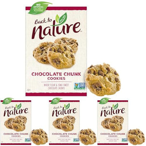 Back to Nature Chocolate Chunk Cookies, 9.5 Oz (Pack of 4)