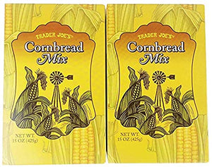 Trader Joe's Cornbread Mix 15 oz (Pack of 2)