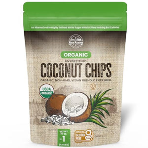 Ava Farms Unsweetened Coconut Chips, 1 LB