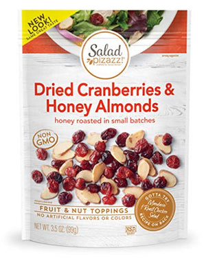 Salad Pizazz! Almond Toppings with Cranberries, 3.5 OZ Resealable Bag