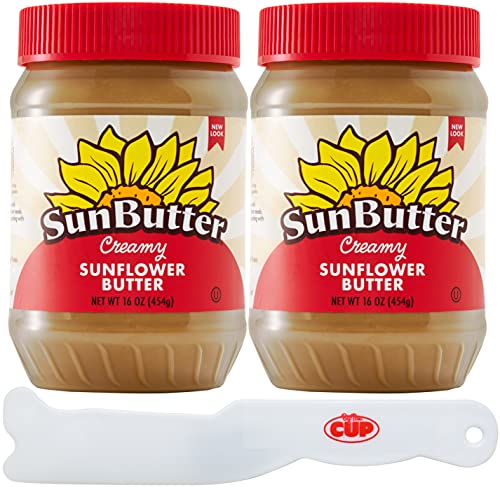 SunButter Creamy Sunflower Butter 16 Ounce (Pack of 2)