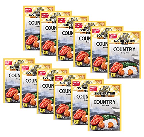 Southeastern Mills Country Gravy Mix, 4.5 Oz (Pack of 12)