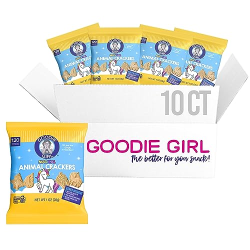 Goodie Girl Magical Animal Crackers Snack Packs, 120 Calories Each (Pack of 10)