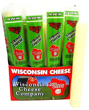 WISCONSIN CHEESE COMPANY - String Cheese Snack Stick (24 Pack)