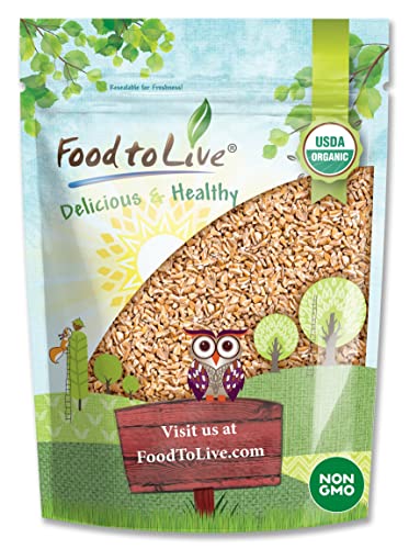 Food to Live Organic Italian Steel Cut Farro, Bulk