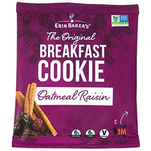 Erin Baker's Breakfast Cookies, Oatmeal Raisin, 12 Pack