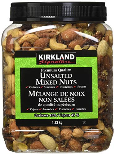 Kirkland Signature Extra Fancy Unsalted Mixed Nuts 2.5 LB