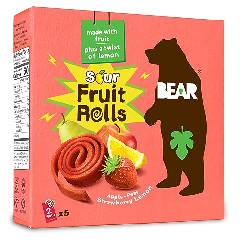 BEAR Sour - Real Fruit Yoyos - Strawberry-Apple