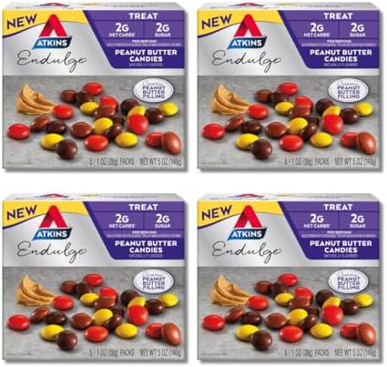 Atkins Endulge Peanut Butter Candies, 4 Packs