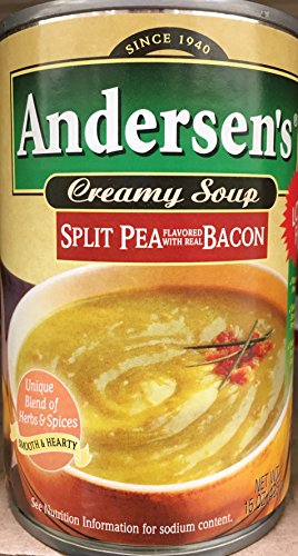 Andersen's Split Pea With Bacon Soup, 15oz (Pack of 4)