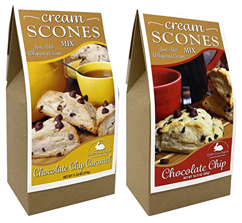 Rabbit Creek Scone Mix Variety Pack, Chocolate Chip & Caramel