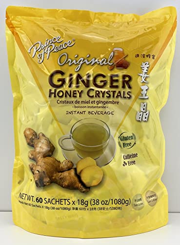 Instant Ginger Honey Crystals, 60 Sachets