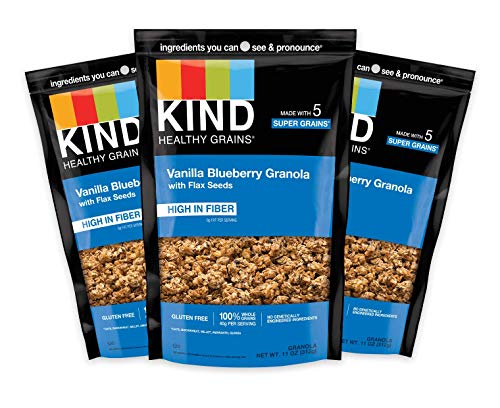 KIND HEALTHY GRAINS Granola, Vanilla Blueberry, 33 oz (3 Pack)