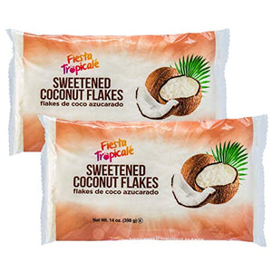 Fiesta Tropicale Sweetened Coconut Flakes, 14 Oz, Pack of 2