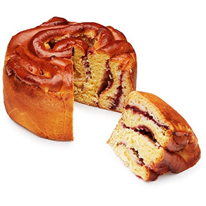 Cherry Cheese Babka, 20oz European Coffee Cake, 2 Pack