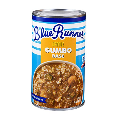 Blue Runner Creole Seafood Gumbo Base, 25 Ounce Can (6 Pack)