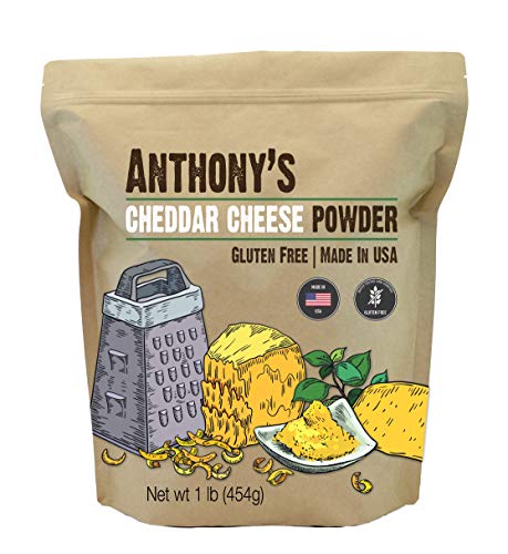 Anthony's Premium Cheddar Cheese Powder, 1 lb, Gluten Free