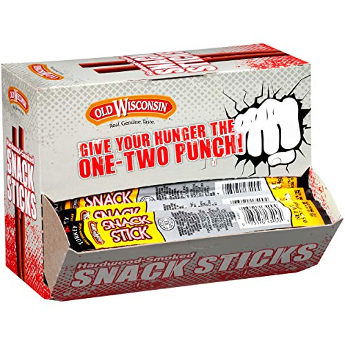 Old Wisconsin Honey Turkey Sausage Sticks, Pack of 42