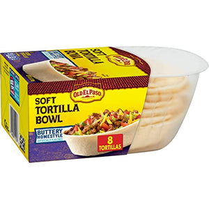 Old El Paso Soft Buttery Homestyle Tortilla Bowls, 8 ct.