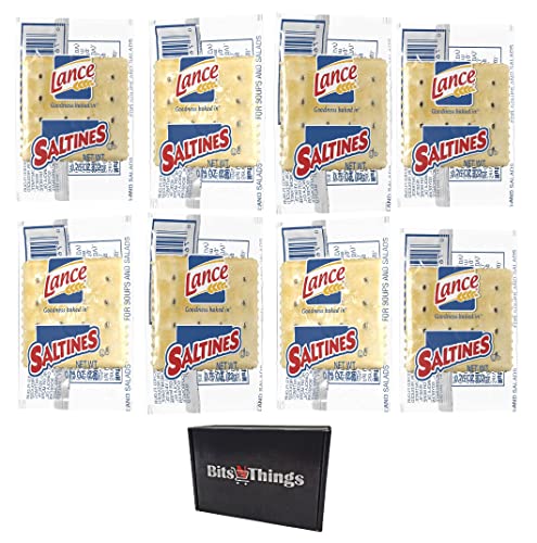 Lance Saltines Crackers, Single Serve, 2 Crackers per Pack, 50 Packs