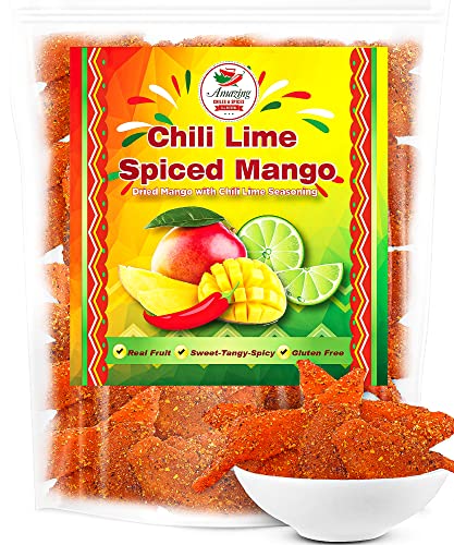 Chili Lime Dried Mango Slices, 1 lb. Bag