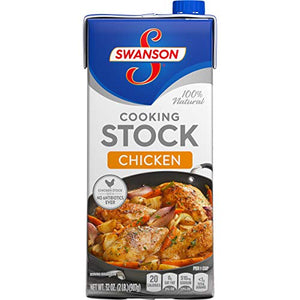 Swanson Chicken Stock, 32 oz Resealable Carton