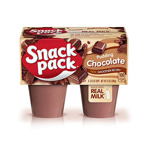 Snack Pack Chocolate Pudding, 4 Cups