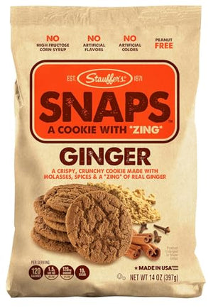 STAUFFERS Ginger SNAPS Cookies, 14 oz Bag