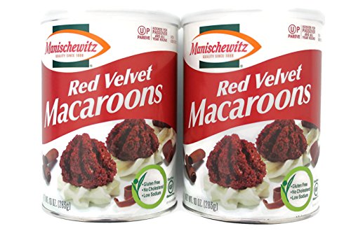 Manischewitz Red Velvet Macaroons, 10 oz (2 Pack)