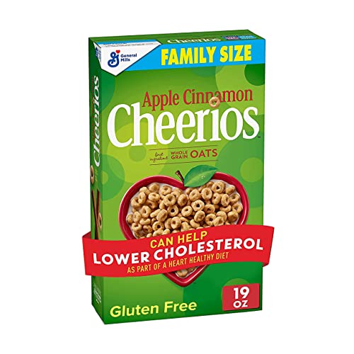 Apple Cinnamon Cheerios Cereal, Limited Edition, Family Size, 19 oz