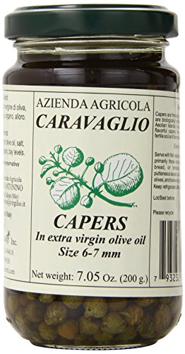 Antonino Caravaglio Marinated Capers with Herbs, 7.1 oz