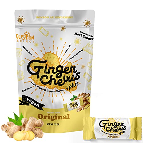 Fusion Select Original Ginger Chews - Sweet Soft Candied Delights