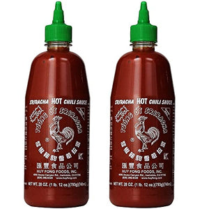 Sriracha Hot Chili Sauce, 28oz (Pack of 2)