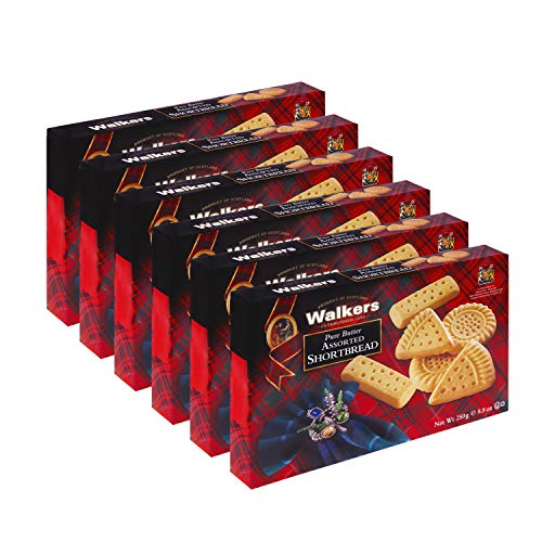 Walker's Pure Butter Assorted Shortbread, 18 Cookies (Pack of 6)