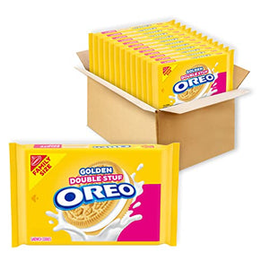 OREO Double Stuf Golden Sandwich Cookies, Family Size