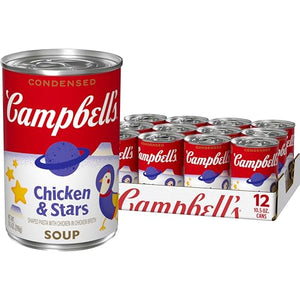 Campbell's Condensed Kids Chicken & Stars Soup, 10.5 Oz, 12 Pack