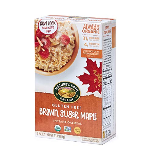 Nature's Path Gluten Free Brown Sugar Maple Oatmeal, 48 Packets