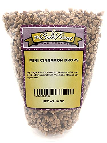 Mini Cinnamon Drops, Bulk Size, 1 lb Resealable Bag