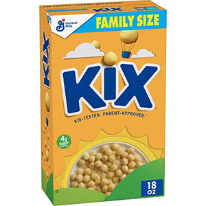 Kix Whole Grain Crispy Corn Cereal, 18 oz